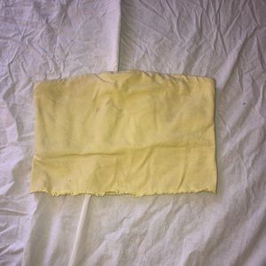 PacSun yellow tube top